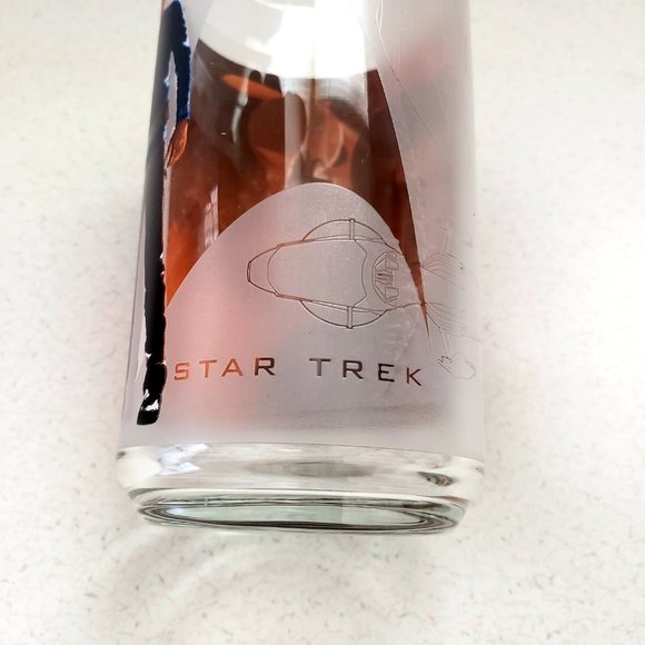 3 - STAR TREK 2008(Spock, Cpt. Kirk & Uhura 14 Oz Collectible Drinking Glass - Picture 12 of 12